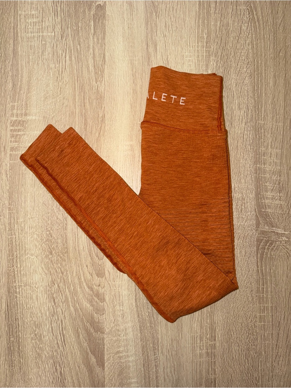 Alphalete Orange High Rise Leggings